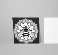 Bumble Bee Cards, Large Note Card, Invites, Birthday, Money Card