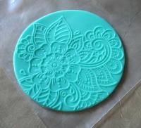 Mat Mold and Stamp - Texture for Clay, Polymer Clay, Resin and casting - Silicone Cling Stamp