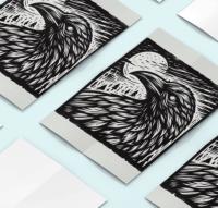 Raven - Large Cards, Notecards, Birthday, Invites