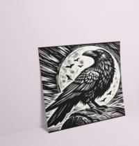 Raven - Large Cards, Notecards, Birthday, Invites