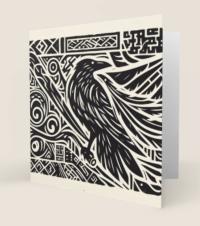 Raven - Large Cards, Notecards, Birthday, Invites