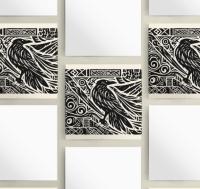 Raven - Large Cards, Notecards, Birthday, Invites