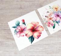 Hibiscus - Single Card or Bulk 10 Pack of Greeting Cards