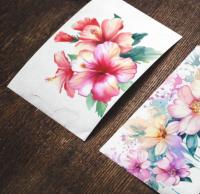 Hibiscus - Single Card or Bulk 10 Pack of Greeting Cards