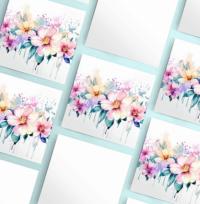 Hibiscus - Single Card or Bulk 10 Pack of Greeting Cards