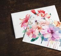 Hibiscus - Single Card or Bulk 10 Pack of Greeting Cards