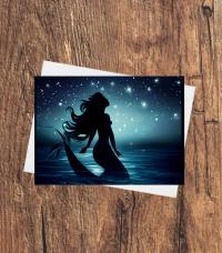 Mermaid Greeting Cards, Birthday, Invitations, Thank You Cards