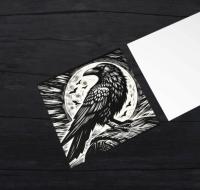 Raven - Large Cards, Notecards, Birthday, Invites