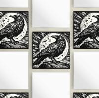 Raven - Large Cards, Notecards, Birthday, Invites