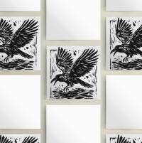 Raven - Large Cards, Notecards, Birthday, Invites