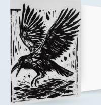 Raven - Large Cards, Notecards, Birthday, Invites