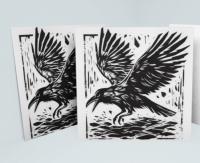 Raven - Large Cards, Notecards, Birthday, Invites