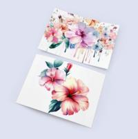 Hibiscus - Single Card or Bulk 10 Pack of Greeting Cards