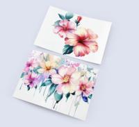 Hibiscus - Single Card or Bulk 10 Pack of Greeting Cards