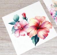 Hibiscus - Single Card or Bulk 10 Pack of Greeting Cards