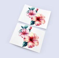 Hibiscus - Single Card or Bulk 10 Pack of Greeting Cards