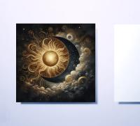 Sun and Moon - Greeting Cards