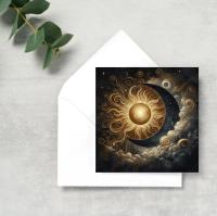 Sun and Moon - Greeting Cards