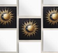 Sun and Moon - Greeting Cards