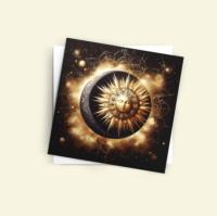 Sun and Moon - Greeting Cards