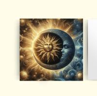 Sun and Moon - Greeting Cards