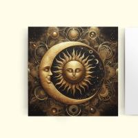 Sun and Moon - Greeting Cards