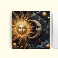 Sun and Moon - Greeting Cards