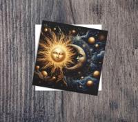 Sun and Moon - Greeting Cards