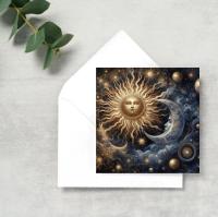 Sun and Moon - Greeting Cards