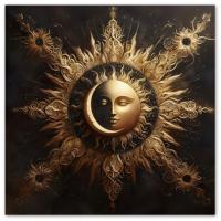 Sun and Moon - Greeting Cards