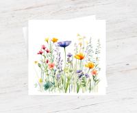 Wildflowers - Single Card or Bulk 10 Pack of Gift Cards