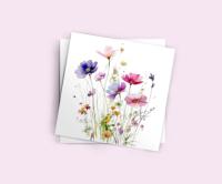 Wildflowers - Single Card or Bulk 10 Pack of Gift Cards