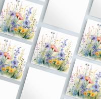 Wildflowers - Single Card or Bulk 10 Pack of Gift Cards