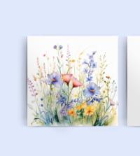 Wildflowers - Single Card or Bulk 10 Pack of Gift Cards