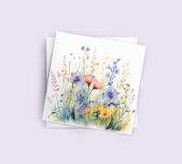 Wildflowers - Single Card or Bulk 10 Pack of Gift Cards