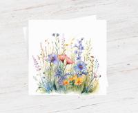 Wildflowers - Single Card or Bulk 10 Pack of Gift Cards
