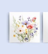 Wildflowers - Single Card or Bulk 10 Pack of Gift Cards