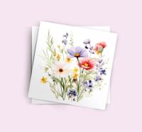 Wildflowers - Single Card or Bulk 10 Pack of Gift Cards