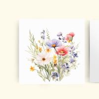 Wildflowers - Single Card or Bulk 10 Pack of Gift Cards