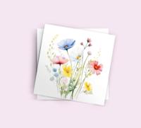 Wildflowers - Single Card or Bulk 10 Pack of Gift Cards