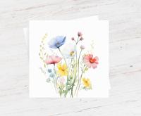 Wildflowers - Single Card or Bulk 10 Pack of Gift Cards