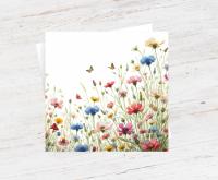 Wildflowers - Single Card or Bulk 10 Pack of Gift Cards