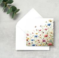 Wildflowers - Single Card or Bulk 10 Pack of Gift Cards