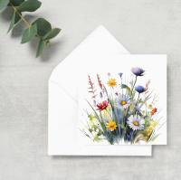 Wildflowers - Single Card or Bulk 10 Pack of Gift Cards