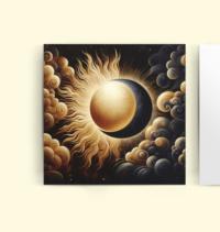 Sun and Moon - Greeting Cards