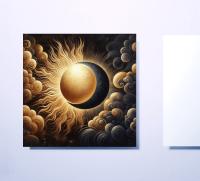 Sun and Moon - Greeting Cards