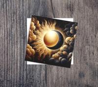 Sun and Moon - Greeting Cards