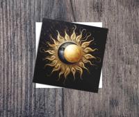 Sun and Moon - Greeting Cards