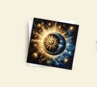 Sun and Moon - Greeting Cards