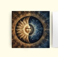 Sun and Moon - Greeting Cards